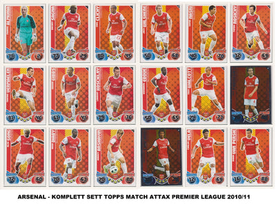 ARSENAL - LAGSETT "SUPERLOT" - MATCH ATTAX - 9 LAGSETT