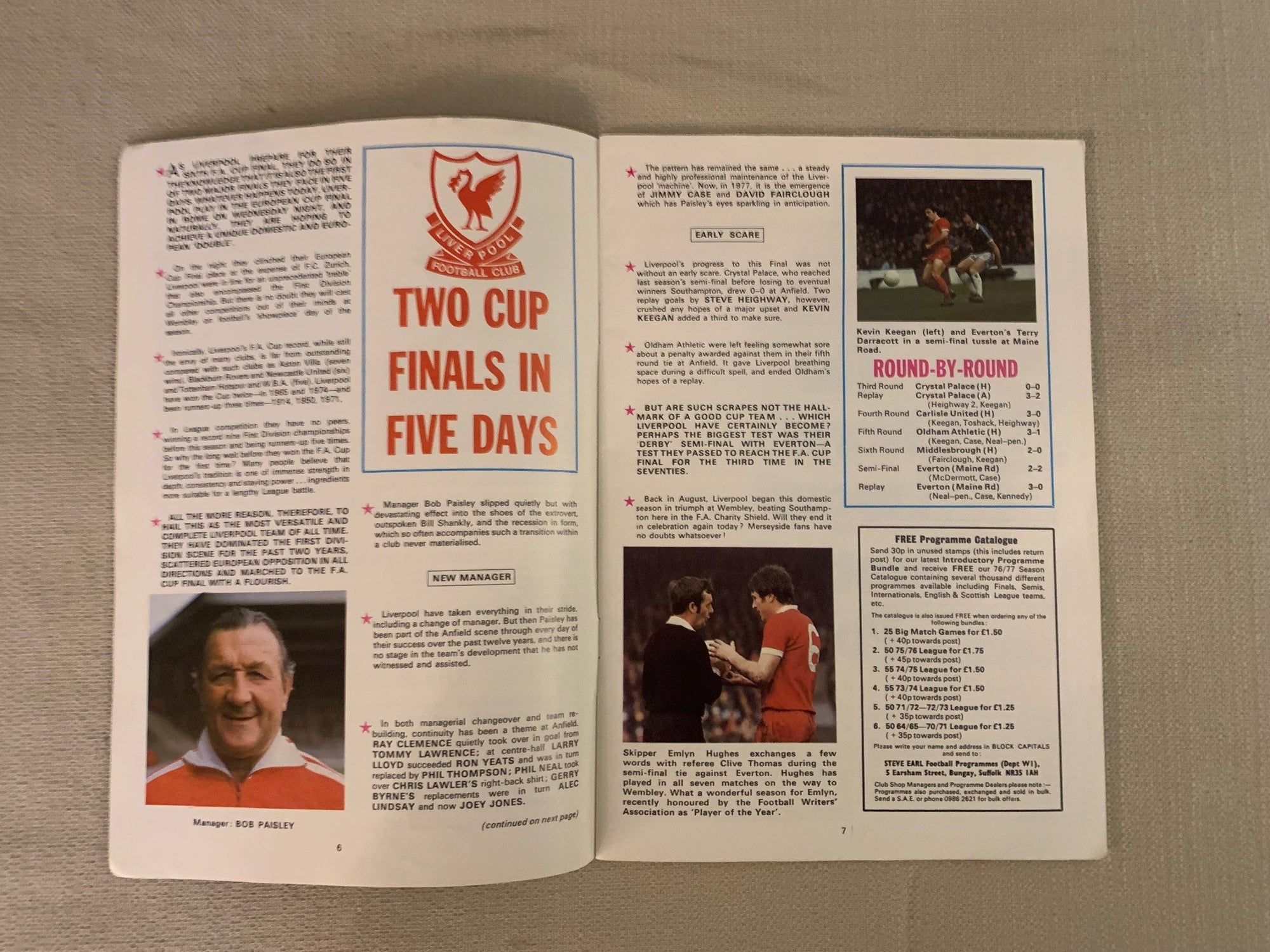 LIVERPOOL - 1977-21.05 - LIVERPOOL VS MANCHESTER UNITED - FA-CUP FINAL 1977