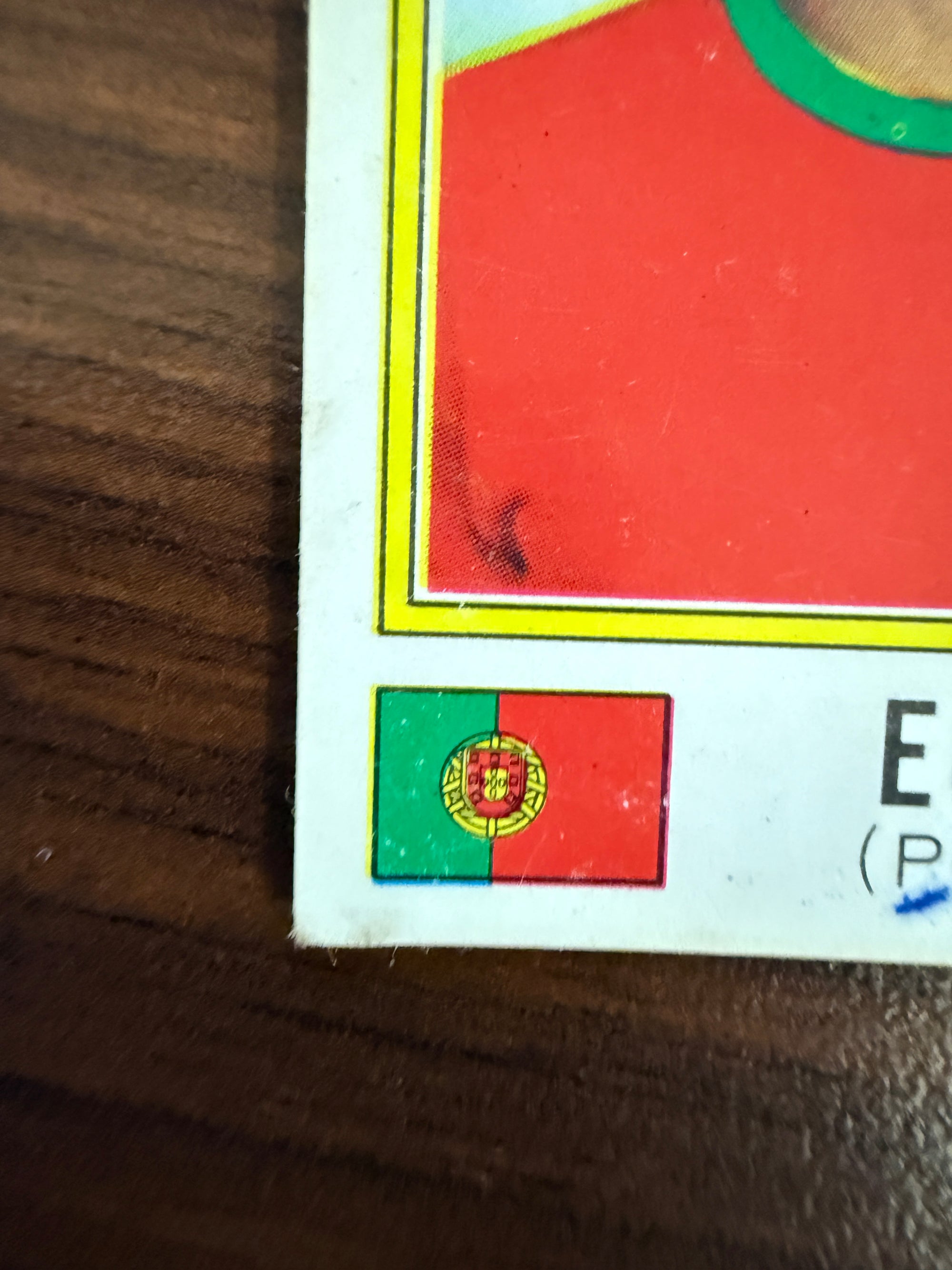 396. EUSEBIO - PORTUGAL - DRAWN WITH PEN