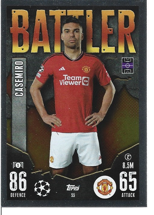 055.  Casemiro - Manchester United -  Battler