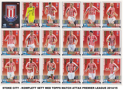 STOKE CITY - "SUPERLOT" - MATCH ATTAX - 7 LAGSETT