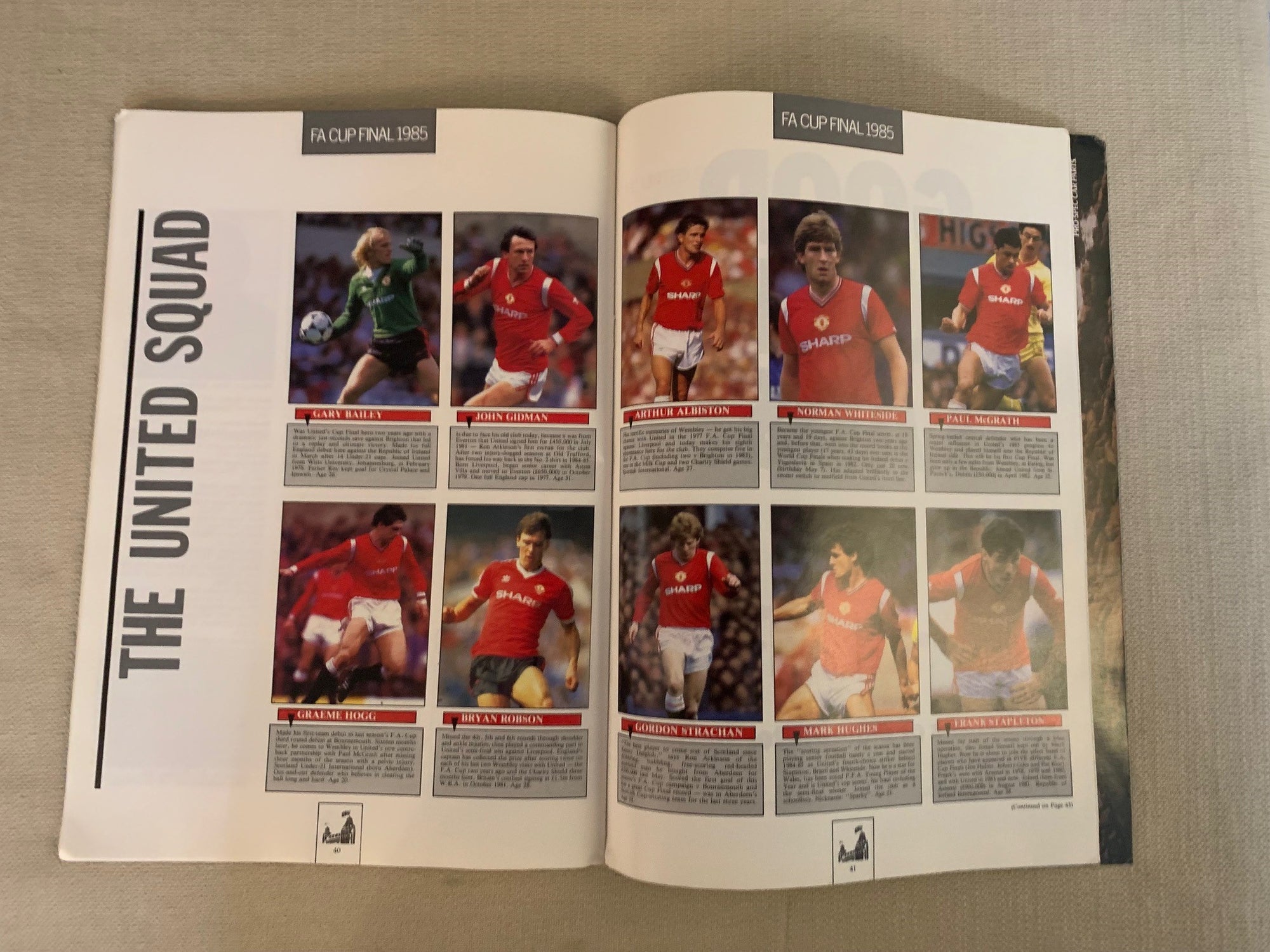 MANCHESTER UNITED - 1985-18.05 - MANCHESTER UNITED VS EVERTON - FA-CUP FINAL 1985