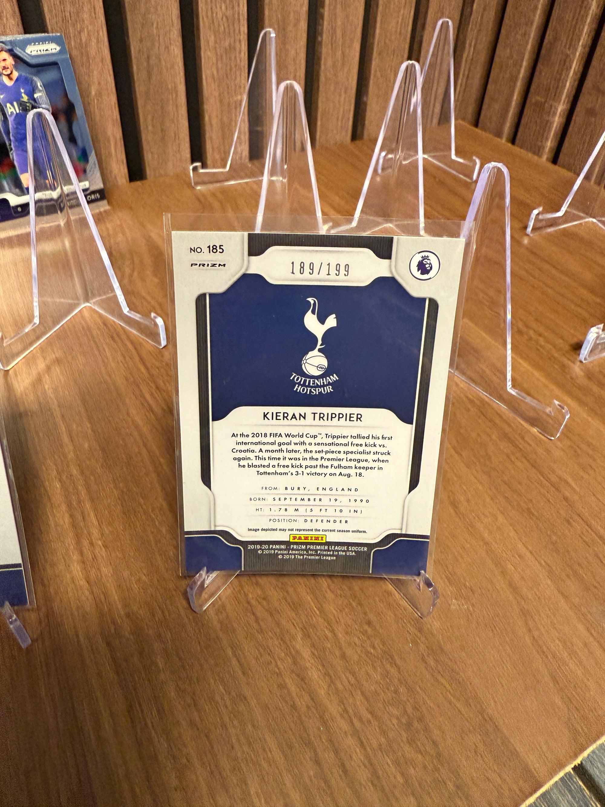 TOTTENHAM HOTSPUR - LOT - PANINI PRIZM 2019/20 - INSERTS, PARALLELLER, NUMMERERTE OG 1 LAGSETT
