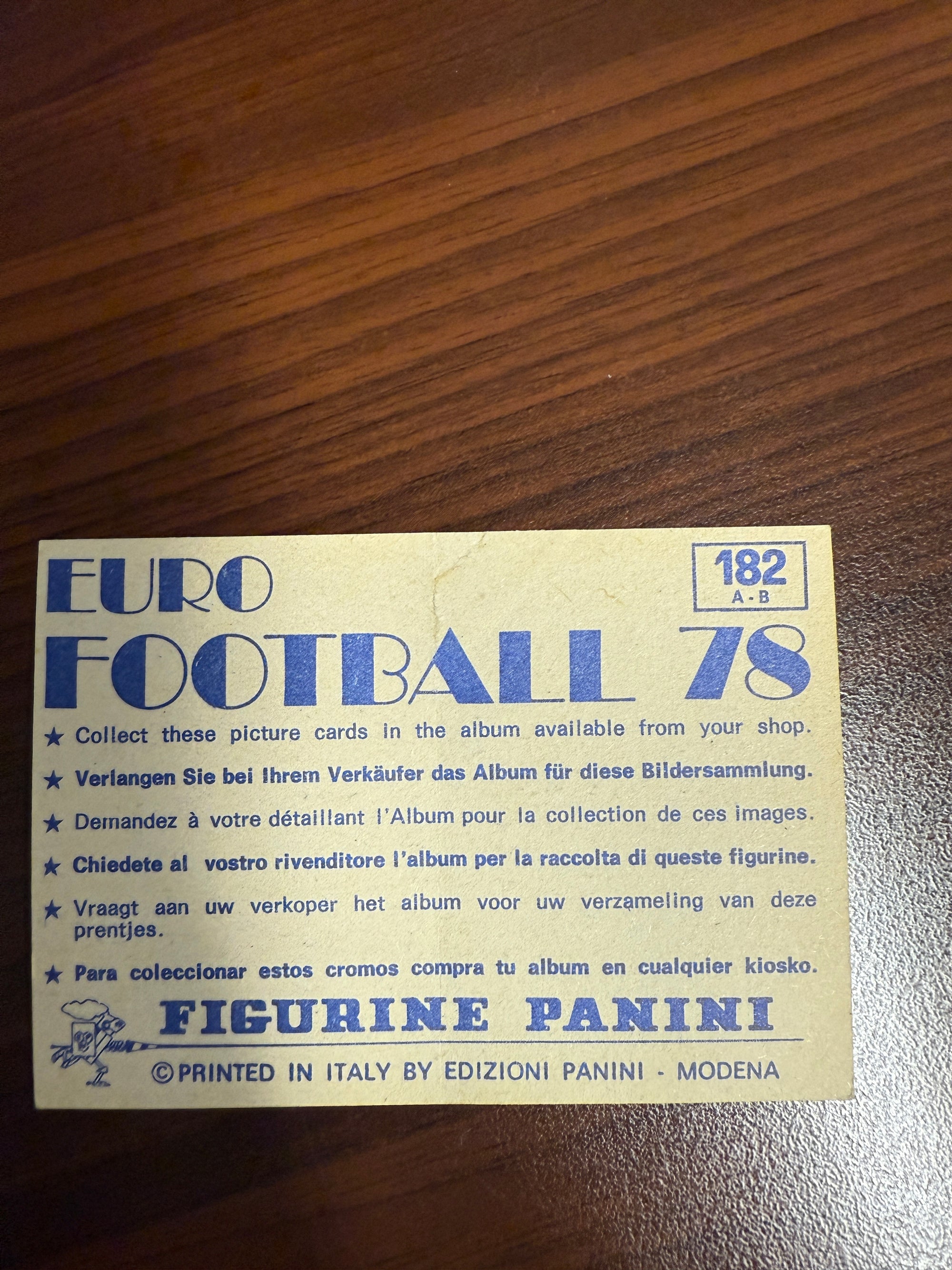 182 - A.B. JOHAN CRUYFF - ROB RENSENBRINK - NEDERLAND