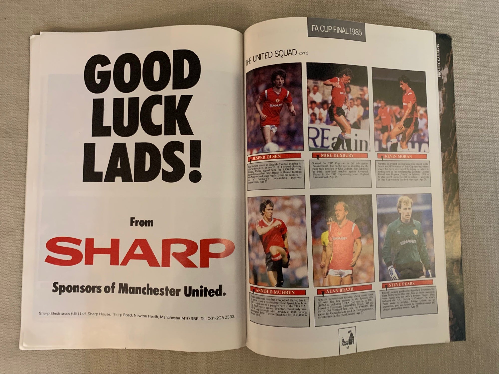 MANCHESTER UNITED - 1985-18.05 - MANCHESTER UNITED VS EVERTON - FA-CUP FINAL 1985