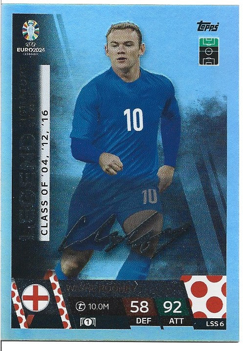 LSS.006 - WAYNE ROONEY - ENGLAND - LEGEND SIGNATURE STYLE