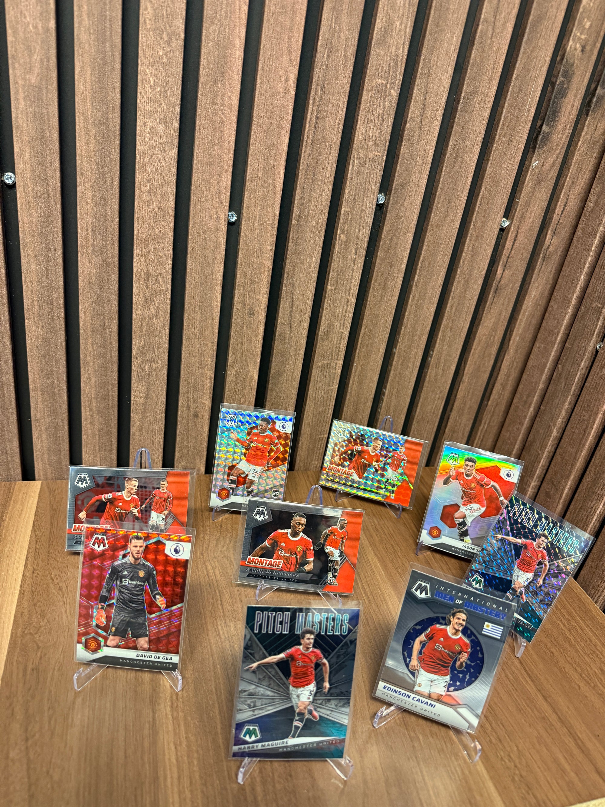 MANCHESTER UNITED - LOT - PANINI MOSAIC - 9 KORT