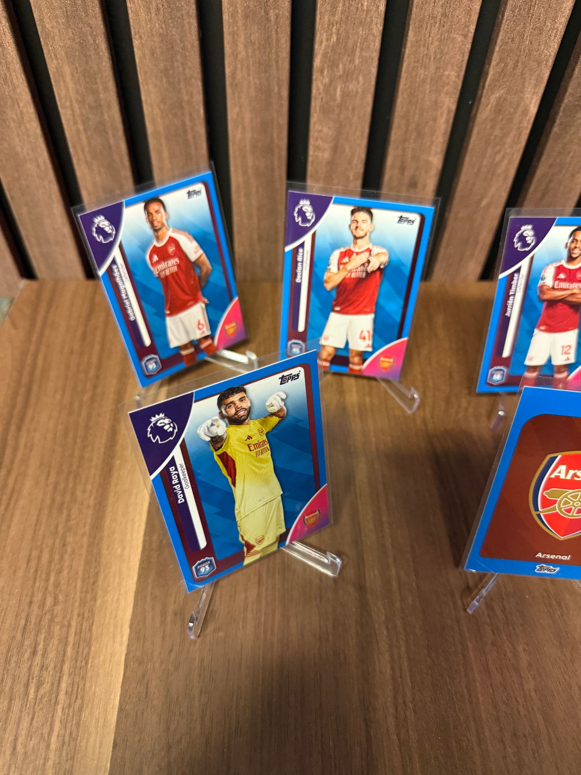 ARSENAL - LOT - TOPPS PREMIER LEAGUE 2026 - BLUE PARALLELL