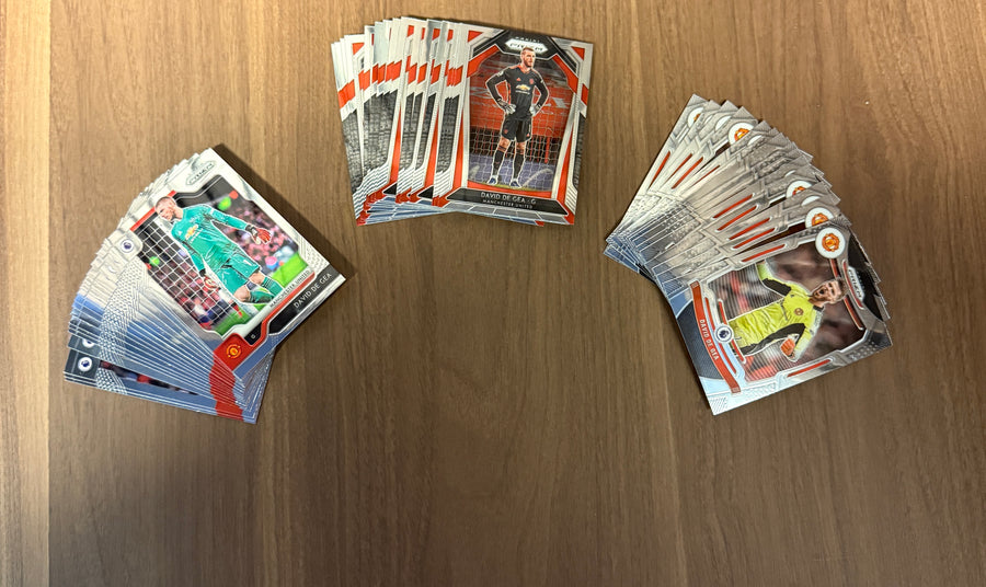 MANCHESTER UNITED - LOT - PANINI PRIZM - 3 LAGSETT