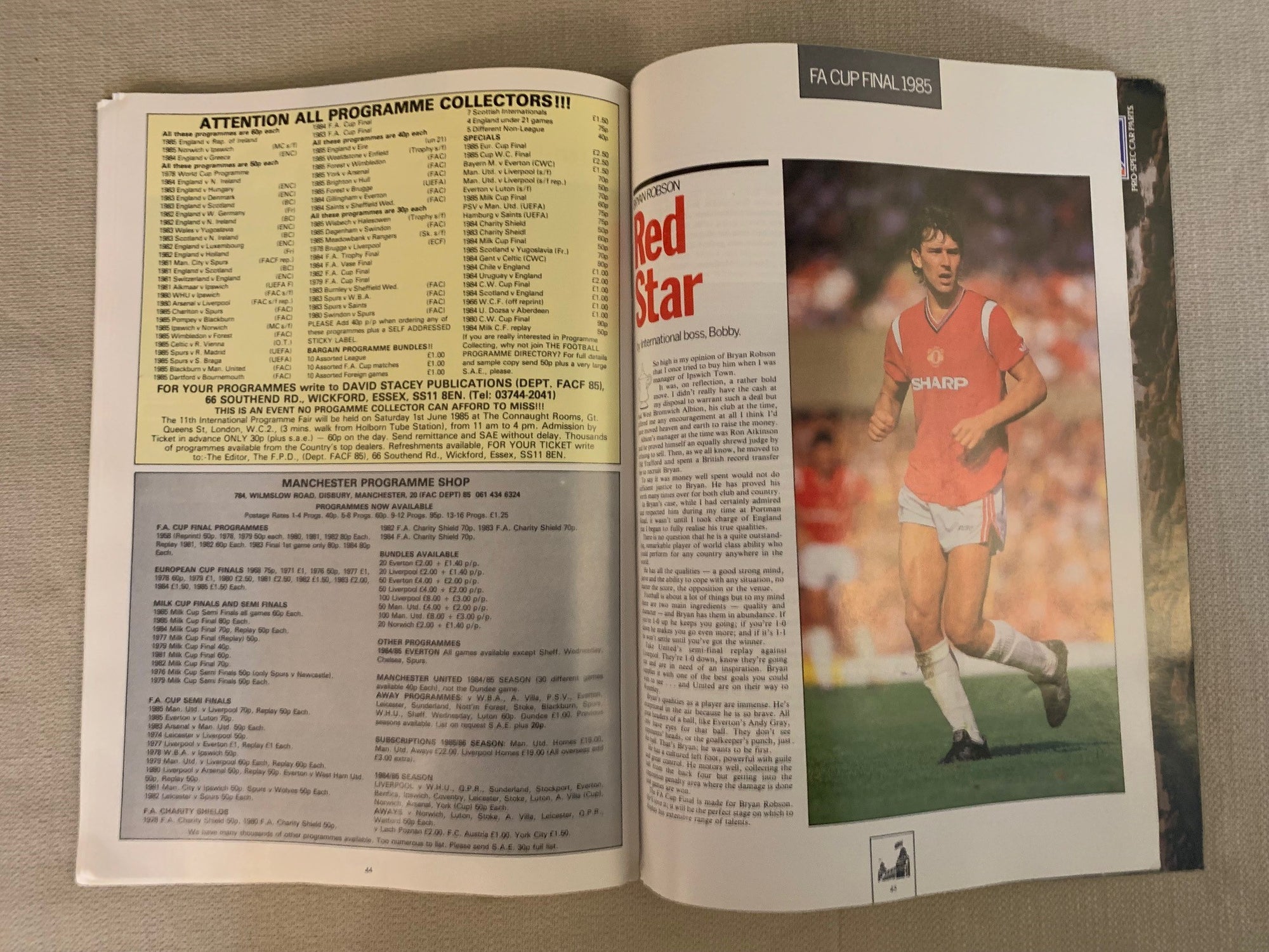 MANCHESTER UNITED - 1985-18.05 - MANCHESTER UNITED VS EVERTON - FA-CUP FINAL 1985