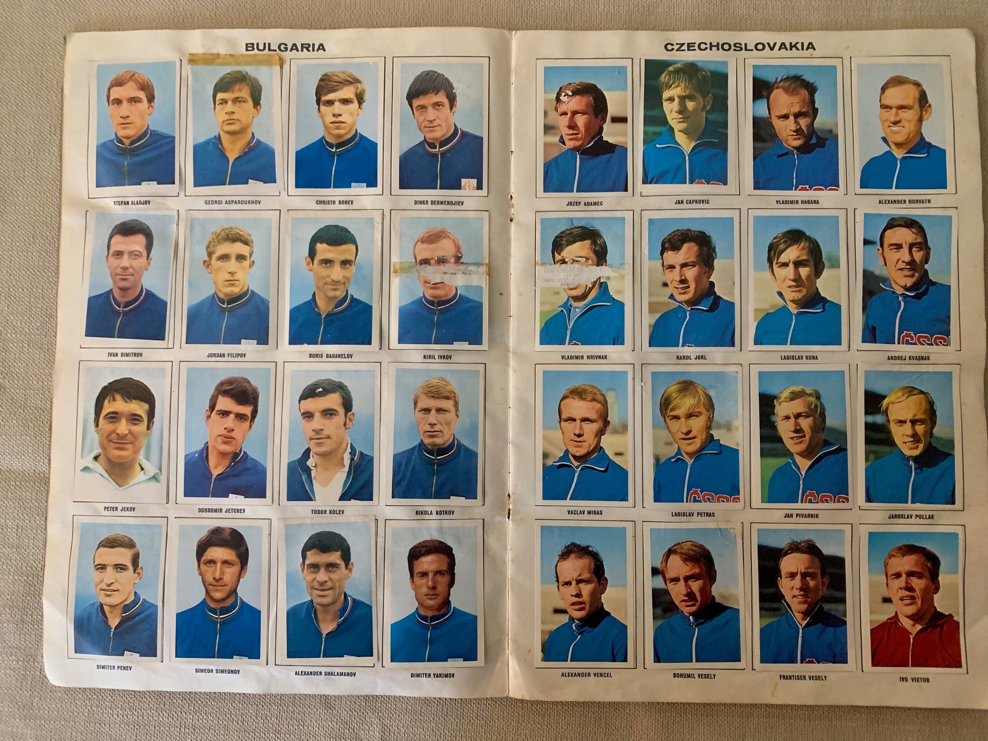 FKS WORLD CUP SOCCER STARS MEXICO 1970 - KOMPLETT ALBUM