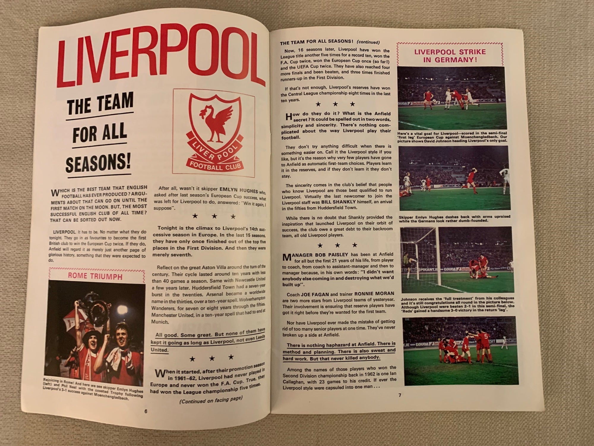 LIVERPOOL - 1978-10.05 - CLUB BRUGGE VS - LIVERPOOL - UEFA-CUP FINAL