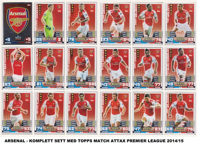 ARSENAL - LAGSETT "SUPERLOT" - MATCH ATTAX - 9 LAGSETT