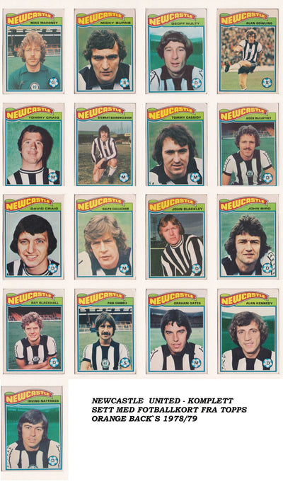NEWCASTLE UNITED - "VINTAGE-SUPERLOT" - A&BC & TOPPS
