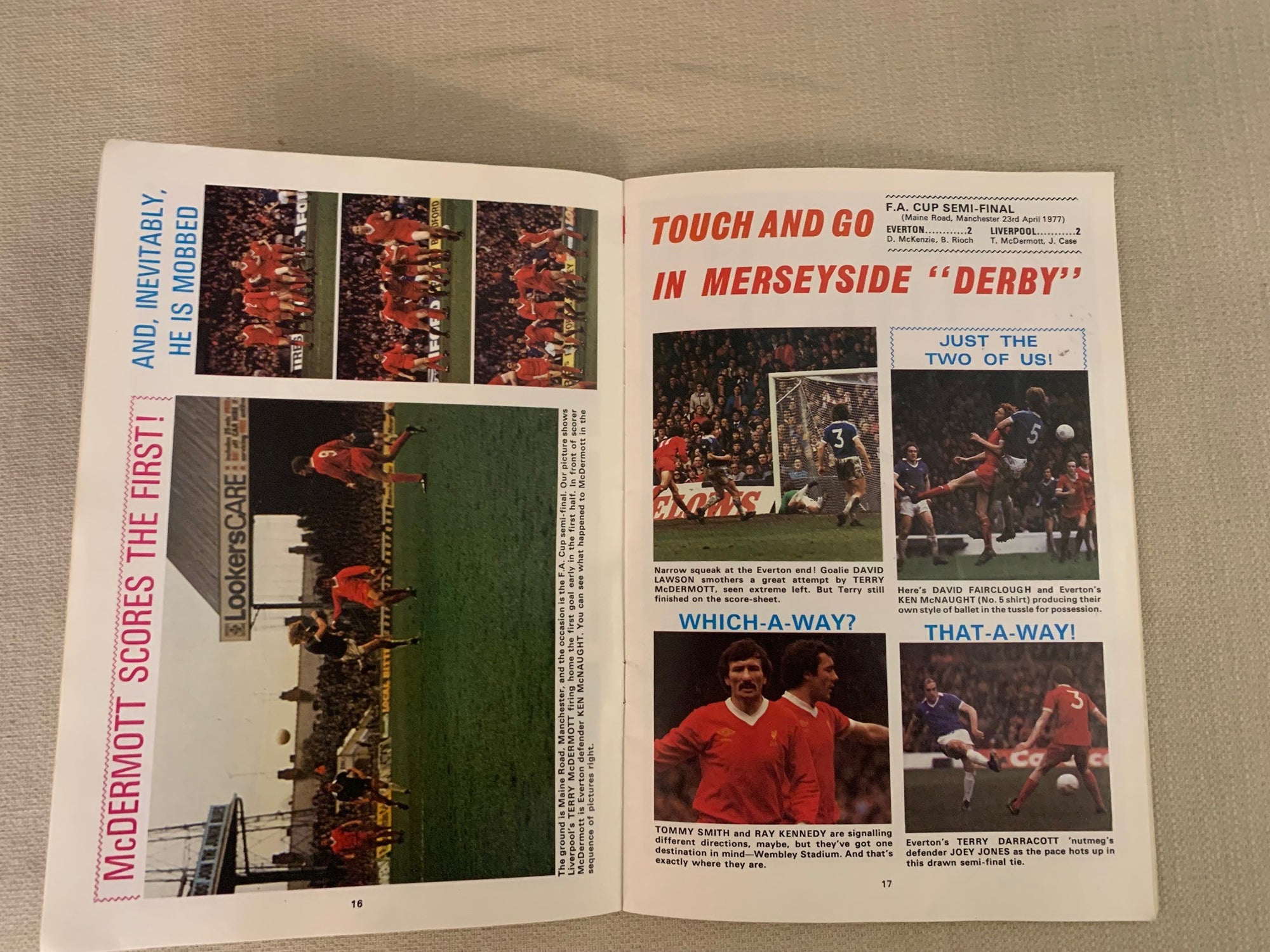 LIVERPOOL - 1977-21.05 - LIVERPOOL VS MANCHESTER UNITED - FA-CUP FINAL 1977