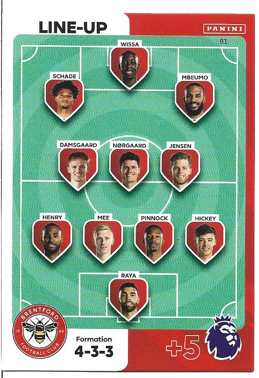 081.  Line-Up - Brentford