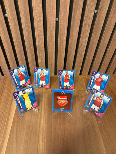 ARSENAL - LOT - TOPPS PREMIER LEAGUE 2026 - BLUE PARALLELL