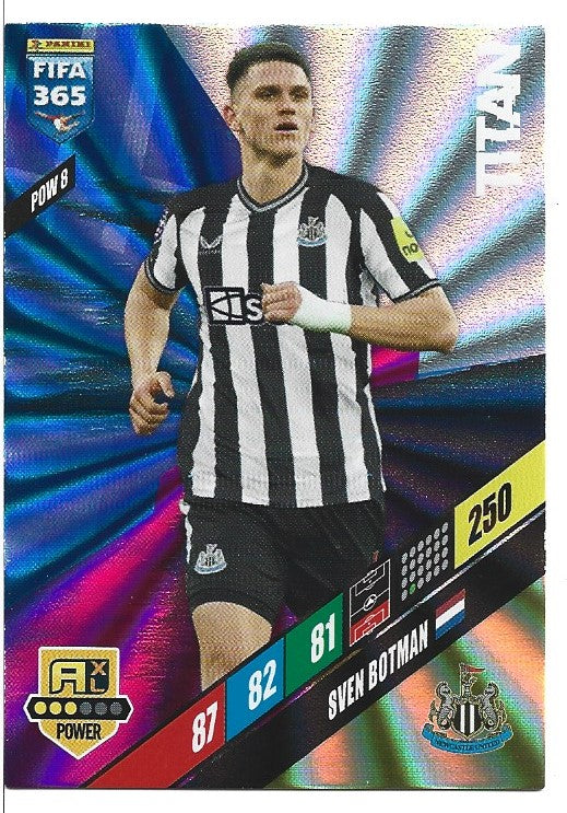 POW 08 - SVEN BOTMAN - NEWCASTLE UNITED - TITAN