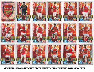 ARSENAL - LAGSETT "SUPERLOT" - MATCH ATTAX - 9 LAGSETT