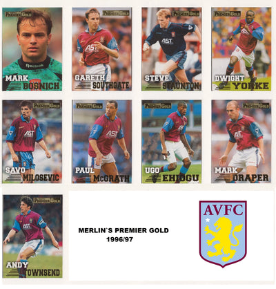 ASTON VILLA - LOT - MERLIN/PREMIER GOLD - 6 ÅRGANGER