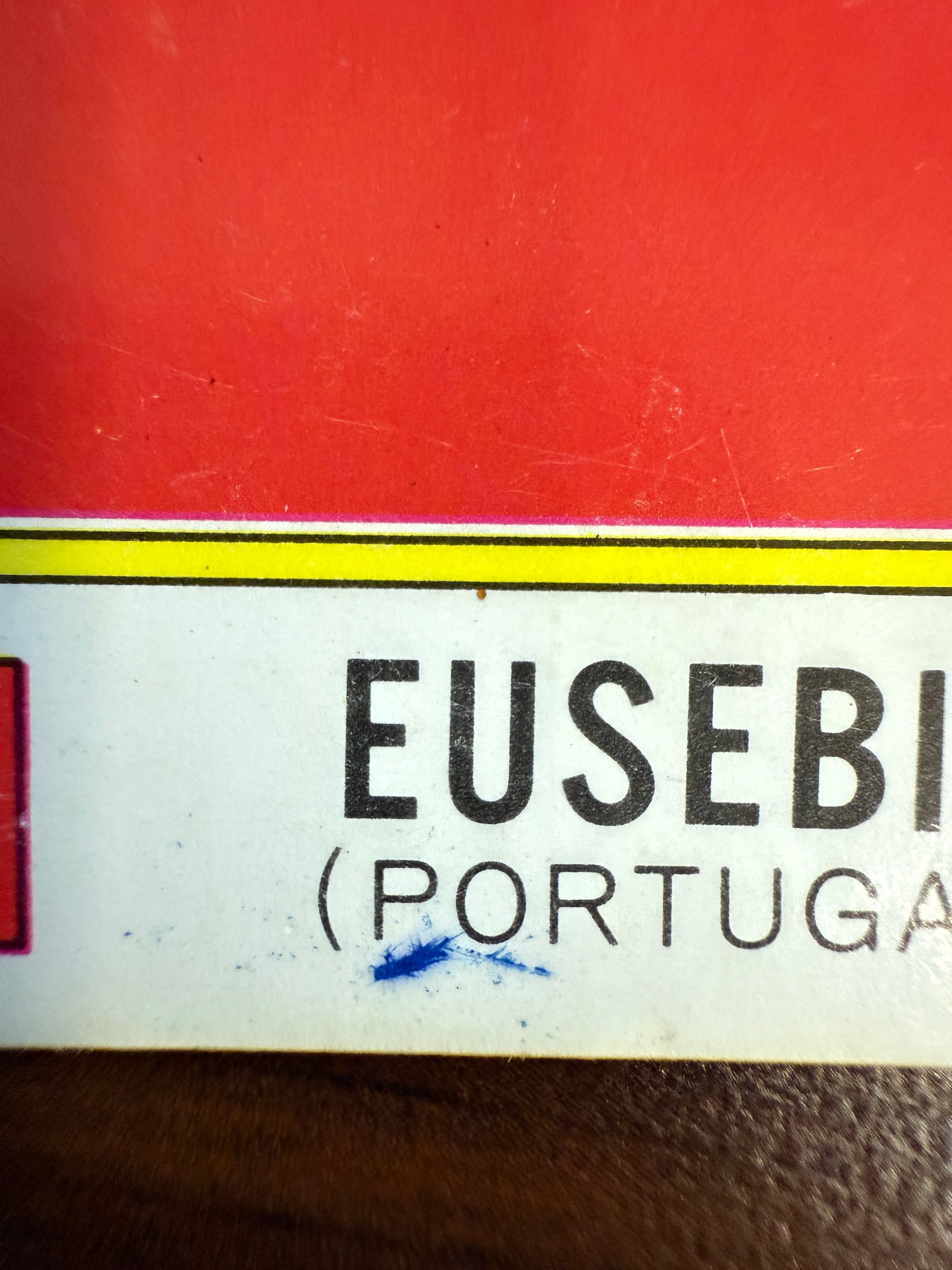 396. EUSEBIO - PORTUGAL - DRAWN WITH PEN