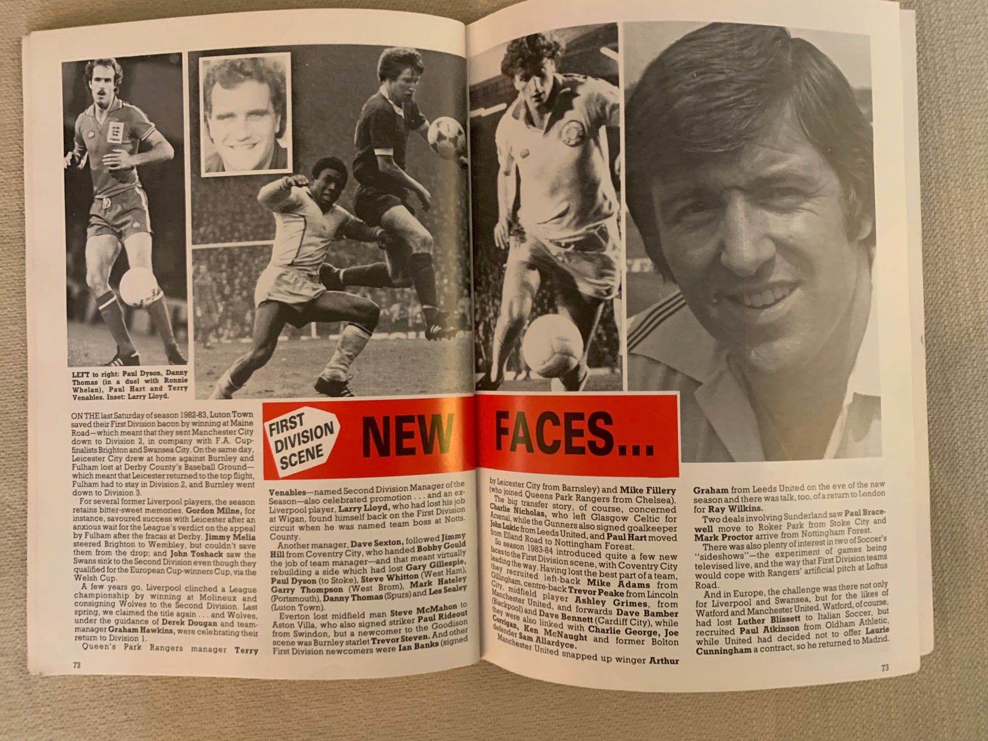 LIVERPOOL - 1983/84 - LIVERPOOL OFFICIAL YEARBOOK SEASON 1983/84