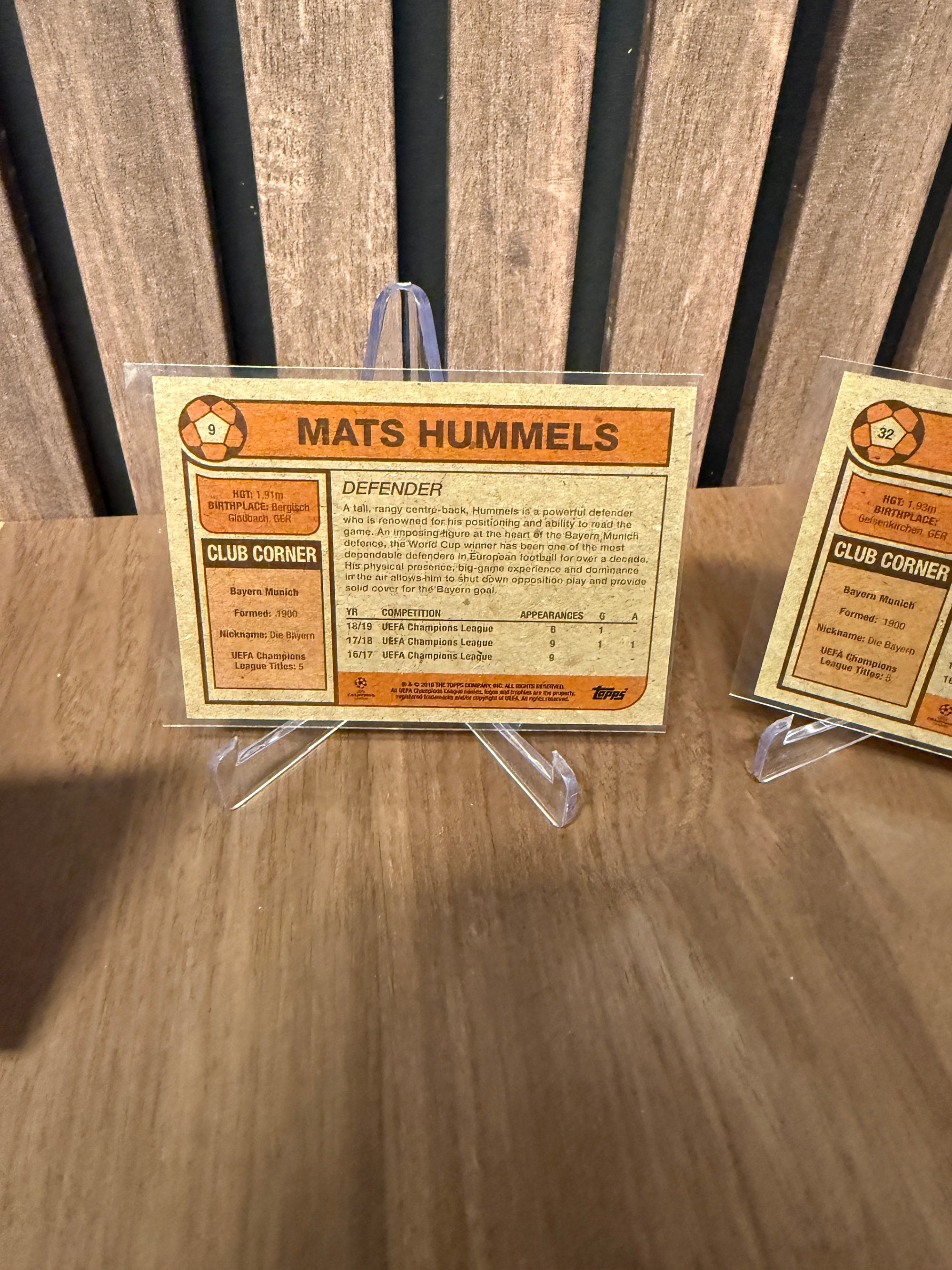 BAYERN MUNCHEN - LOT - TOPPS LIVING