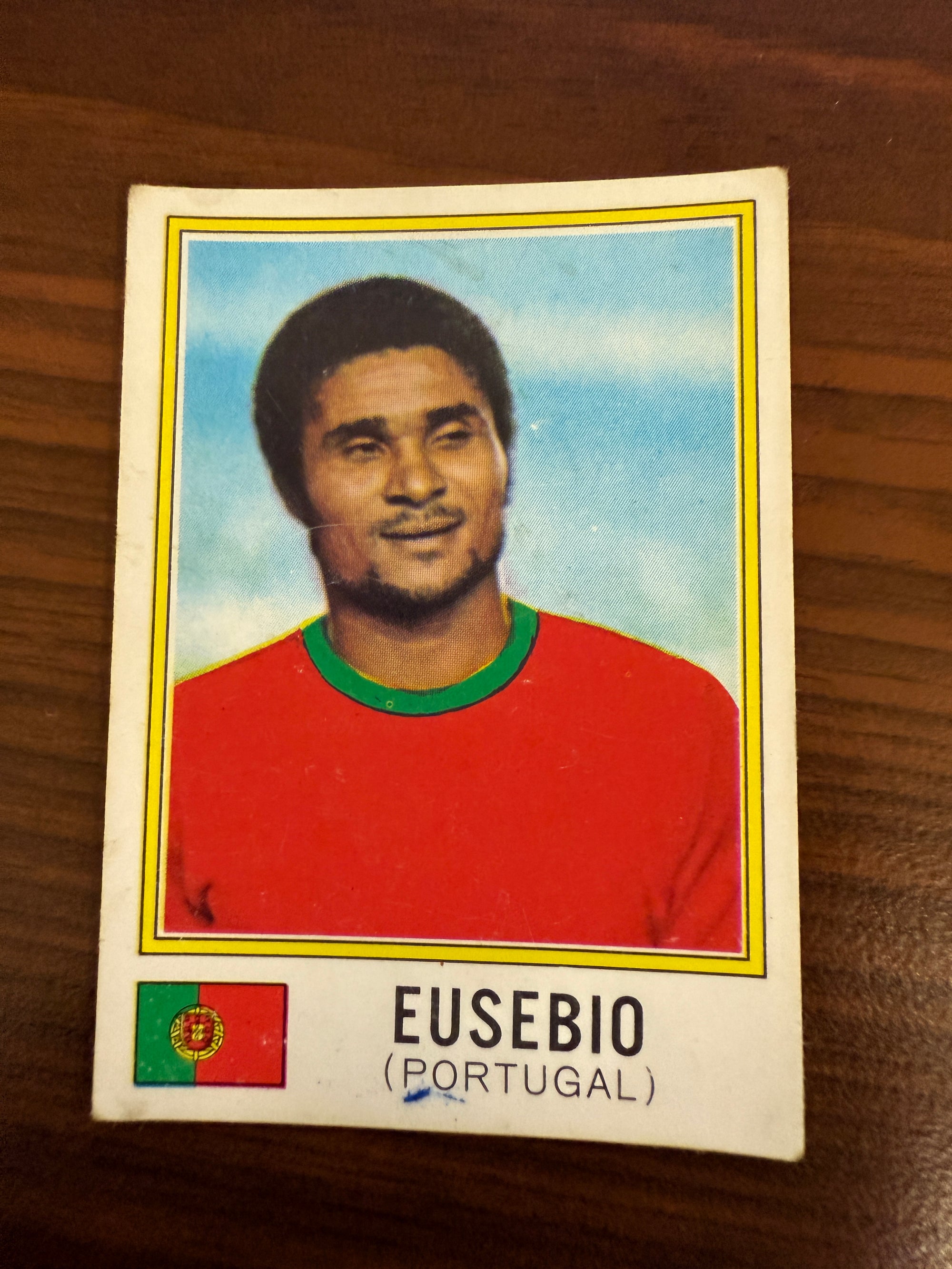 396. EUSEBIO - PORTUGAL - DRAWN WITH PEN