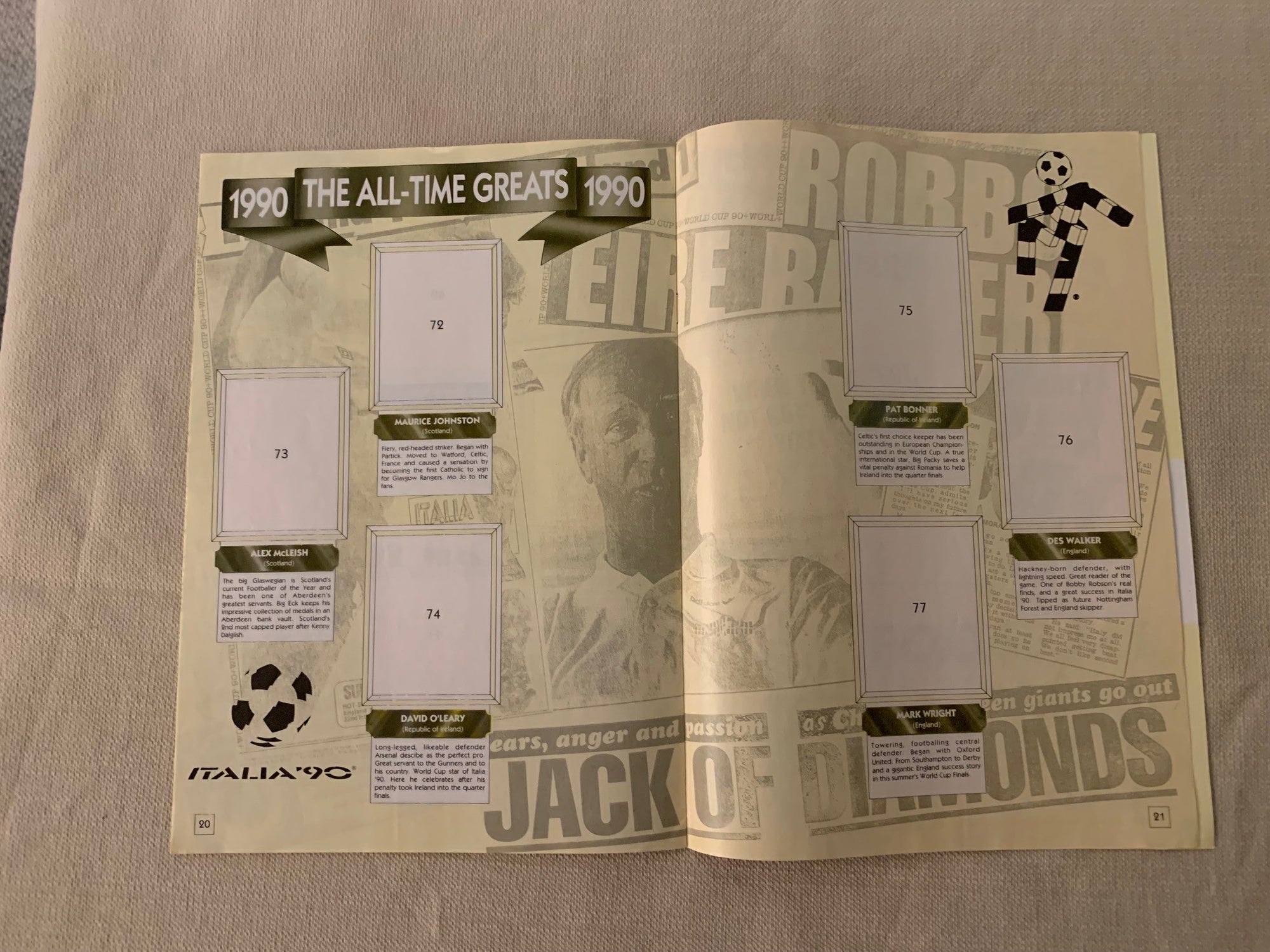 PANINI - THE ALL TIME GREATS 1920 - 1990