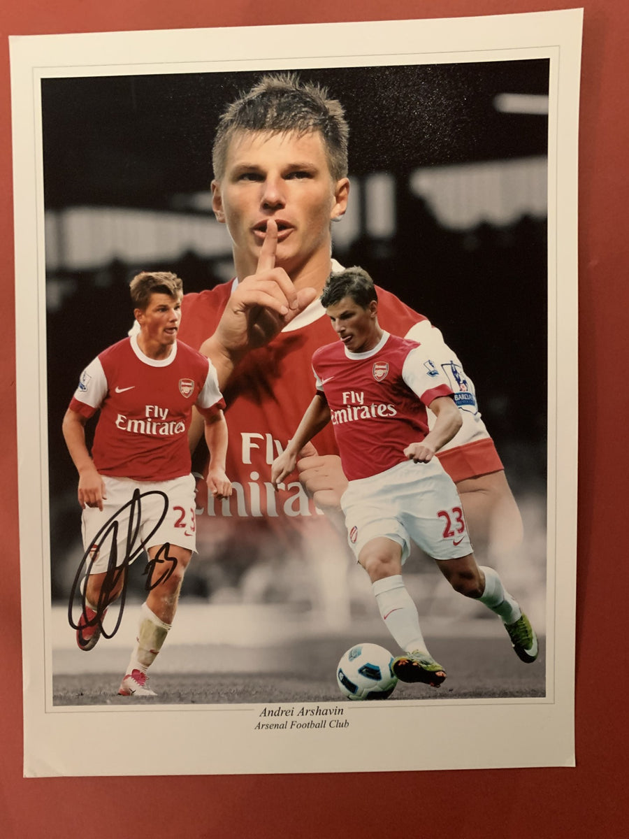 ARSENAL - ANDREI ARSHAVIN - BILDE UTEN EKTEHETSBEVIS/COA