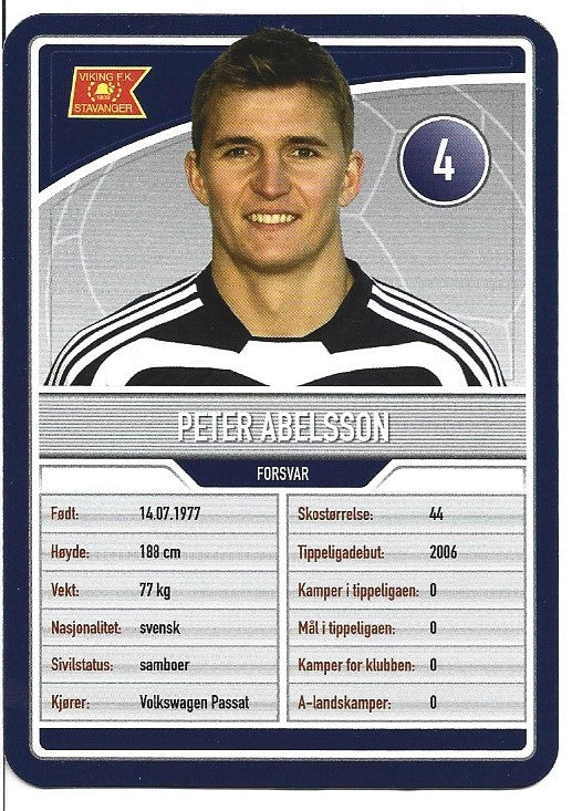 VIKING FK - PETER ABELSSON