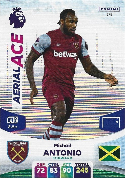 378.  Michail Antonio  - West Ham United - AERIAL ACE