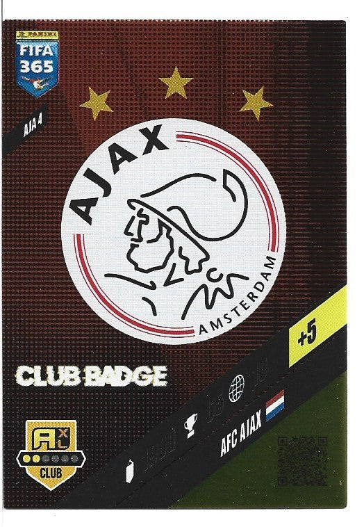 337.  AJA 4.  Club Badge - AFC Ajax