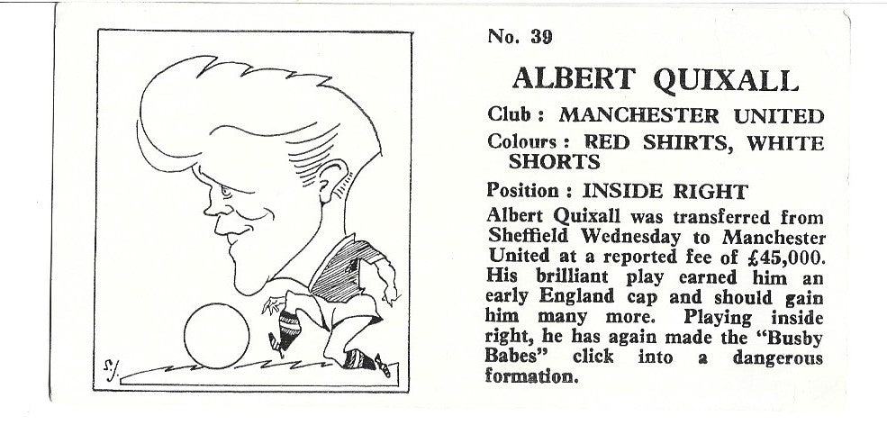 39. ALBERT QUIXALL - MANCHESTER UNITED