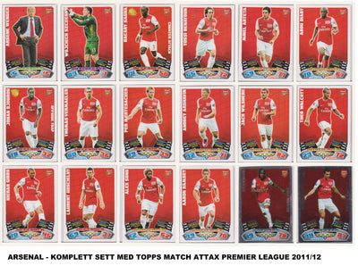 ARSENAL - LAGSETT "SUPERLOT" - MATCH ATTAX - 11 LAGSETT