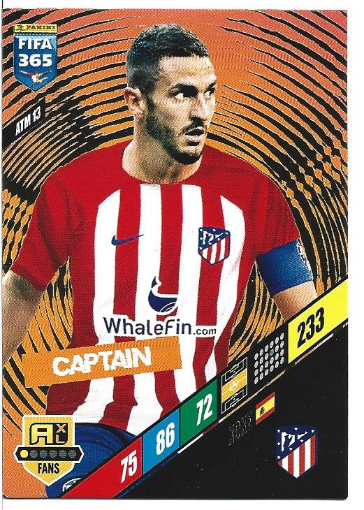 148.  ATM 13.  Koke - Atlético de Madrid -  Captain