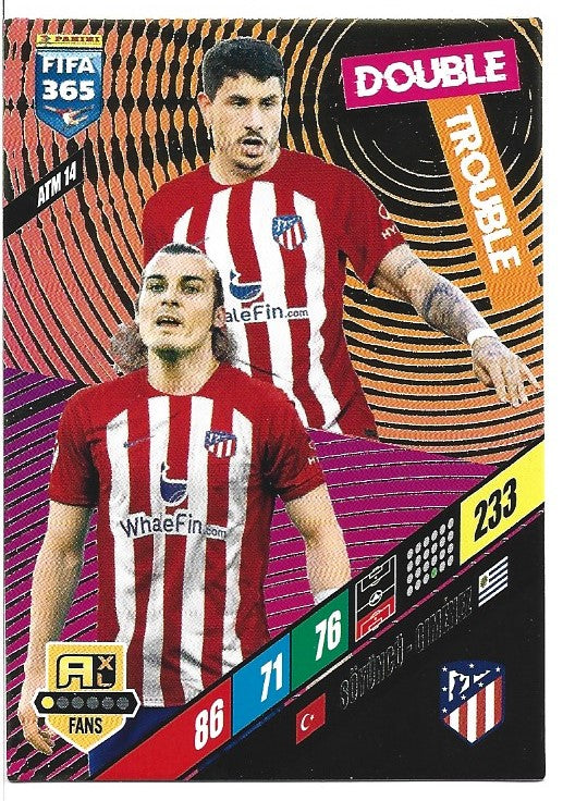 149.  ATM 14.  Çağlar Söyüncü & José María Giménez - Atlético de Madrid  -  Double Trouble