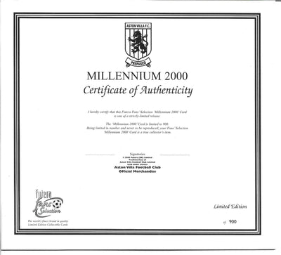 ASTON VILLA - FUTERA FANS SELECTION - MILLENIUM 2000 #900