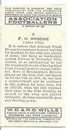 9. F.H. BROOME - ASTON VILLA
