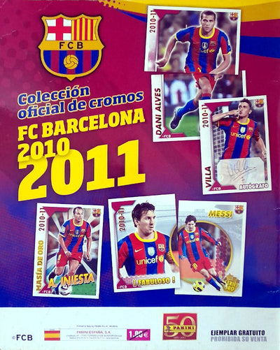 FC BARCELONA 2010/11 - PANINI 50 YEARS - KOMPLETT SETT