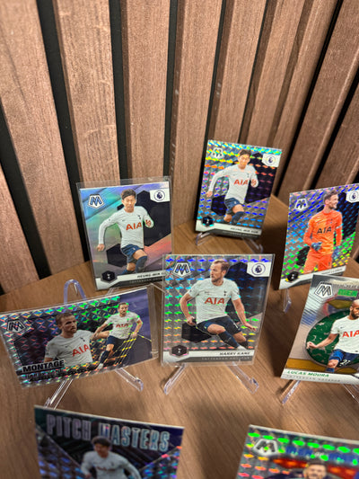 TOTTENHAM HOTSPUR - LOT - PANINI MOSAIC - PARALLELLER, INSERTS OG LAGSETT