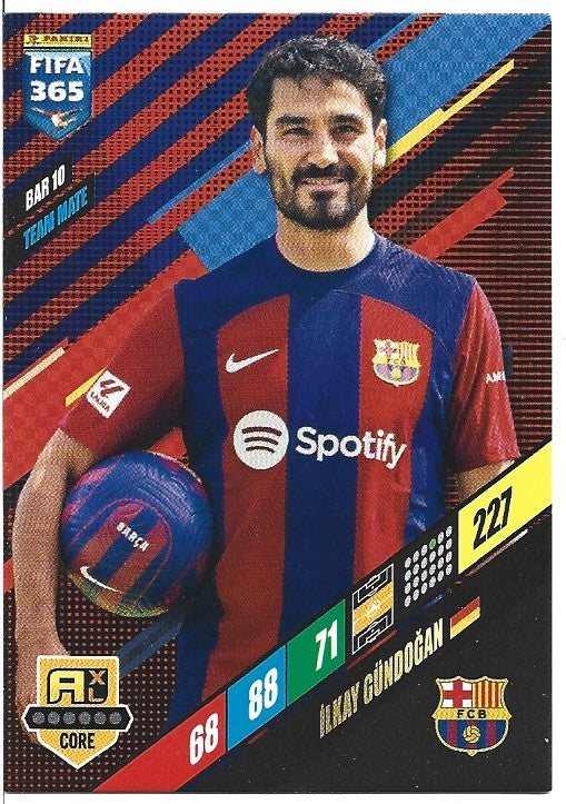 163.  BAR 10.  İlkay Gündoğan - FC Barcelona