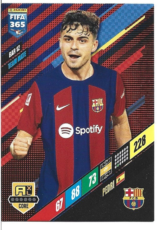 165.  BAR 12.  Pedri - FC Barcelona