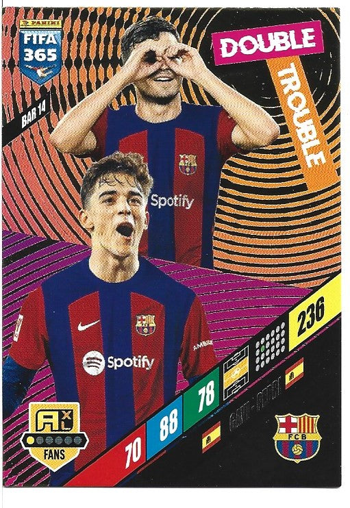 167.  BAR 14.  Pedri & Gavi  - FC Barcelona  -  Double Trouble