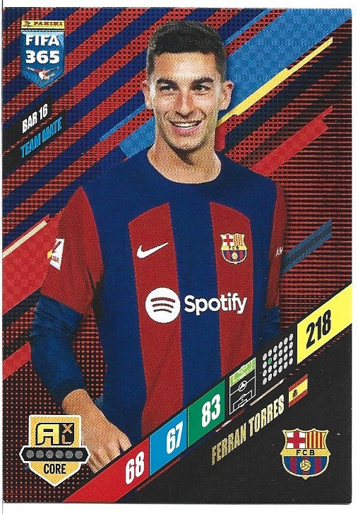 169.  BAR 16.  Ferran Torres - FC Barcelona