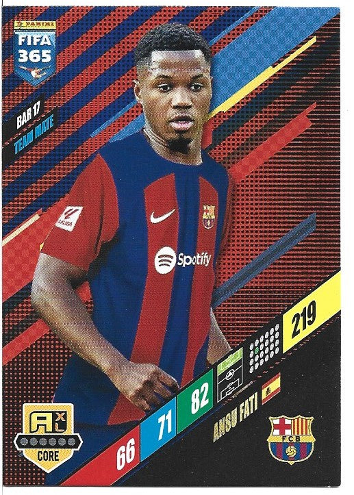 170.  BAR 17.  Ansu Fati  - FC Barcelona