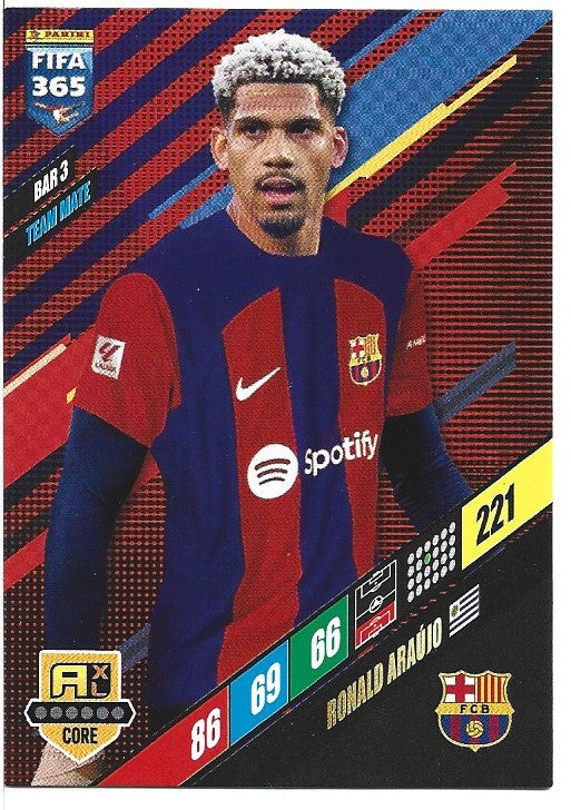 156.  BAR 3.  Ronald Araüjo - FC Barcelona