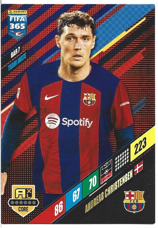 160.  BAR 7.  Andreas Christirnsen - FC Barcelona