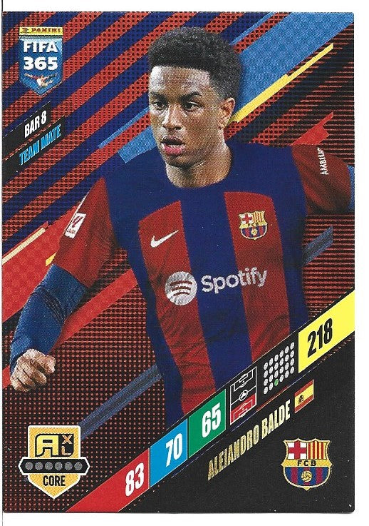 161.  BAR 8.  Alejandro Balde  - FC Barcelona