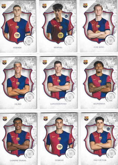 000. KOMPLETT BASE SET - TOPPS FC BARCELONA 125 YEAR ANNIVERSARY